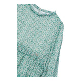 MAYORAL abito in camicia tinta unita con fantasia Verde per Bambina 4913XX VERDE MAYORAL