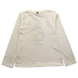 DIXIE shirt girocollo tinta unita con stampa Bianco per Bambina ML26030G67 BIANCO DIXIE