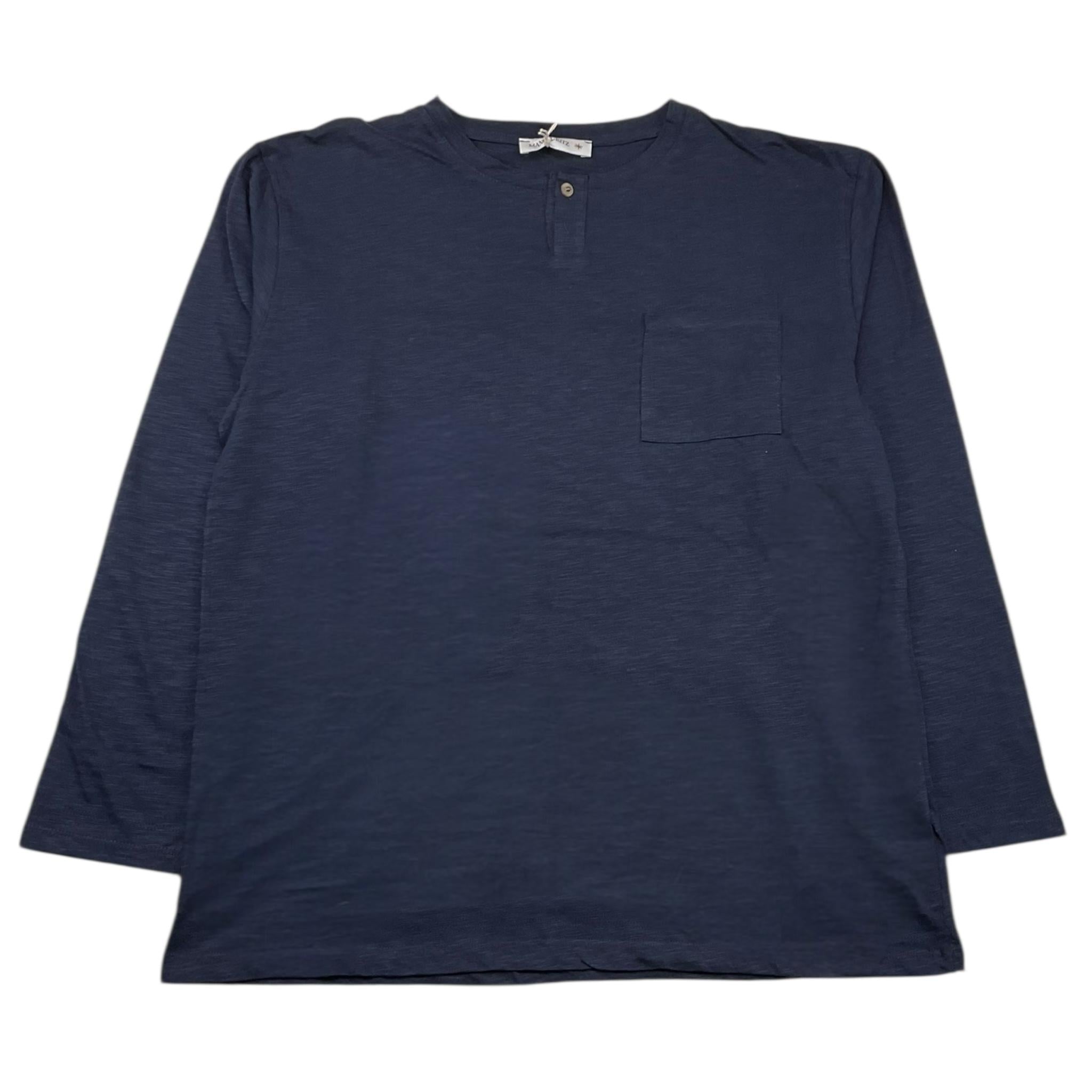 MANUEL RITZ shirt tinta unita con bottone Blu per Bambino MR1706 BLU MANUEL RITZ