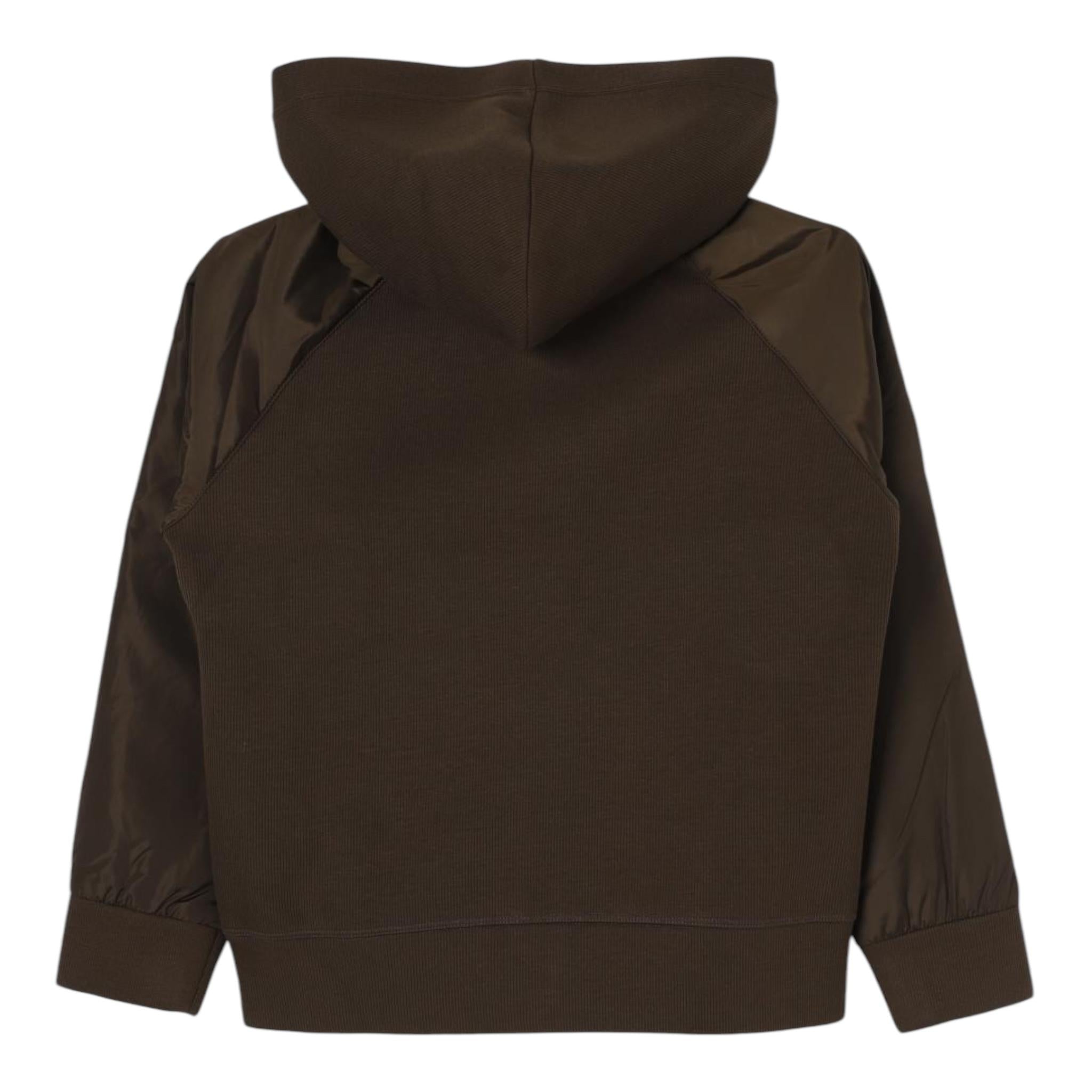 DSQUARED2 felpa tinta unita con cappuccio e zip Verde per Bambino DQ2461 VERDE DSQUARED2