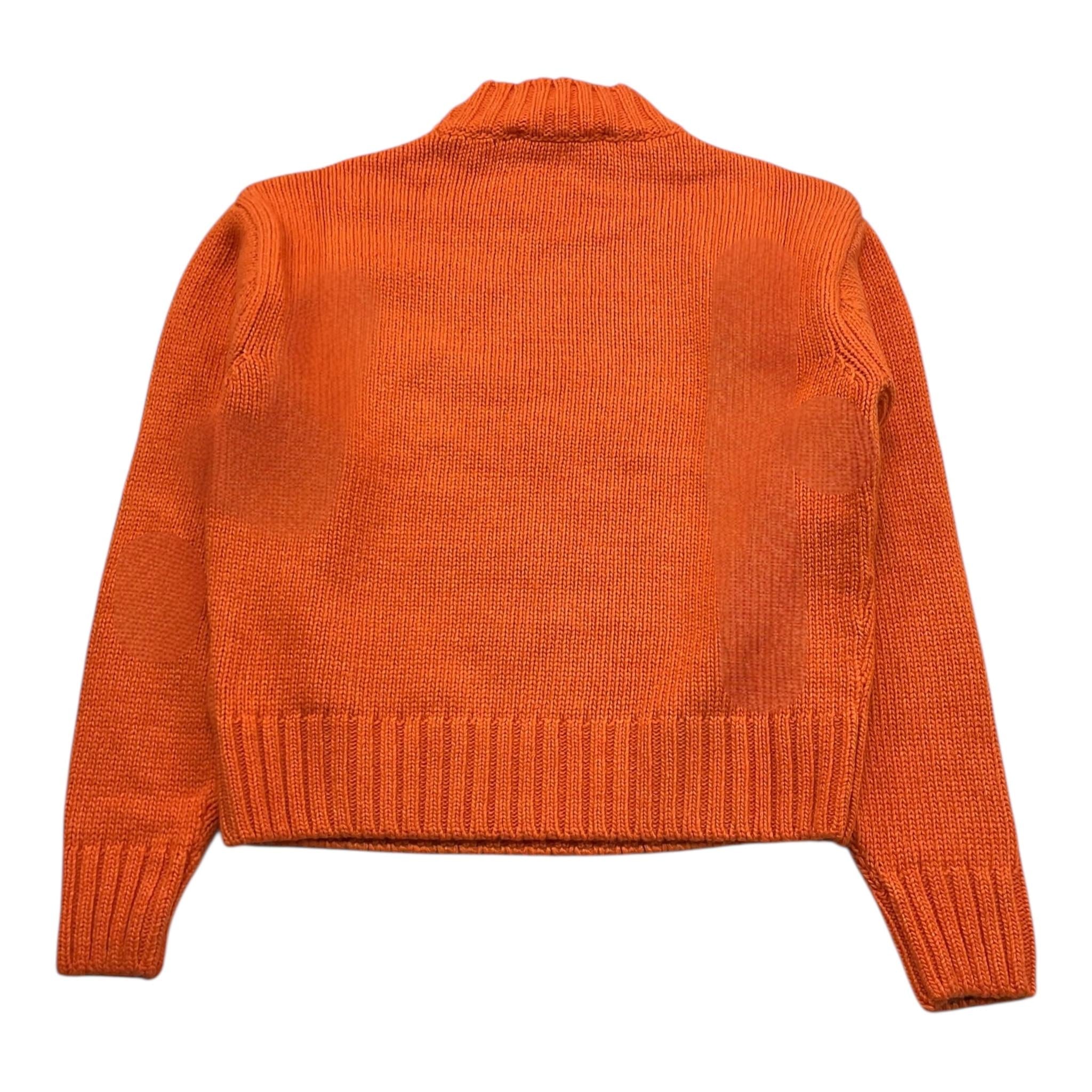 ERMANNO SCERVINO maglia tinta unita con applicazione Arancione per Bambina SFMA001 ARANCIONE ERMANNO SCERVINO