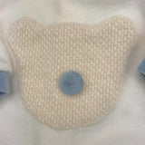 LA STUPENDERIA tutina tinta unita con profili in contrasto Panna per Neonato TBTT01 PANNA LA STUPENDERIA