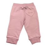 MONNALISA pantalone tuta tinta unita con tasca cuore Rosa per Neonata 39B407 ROSA MONNALISA