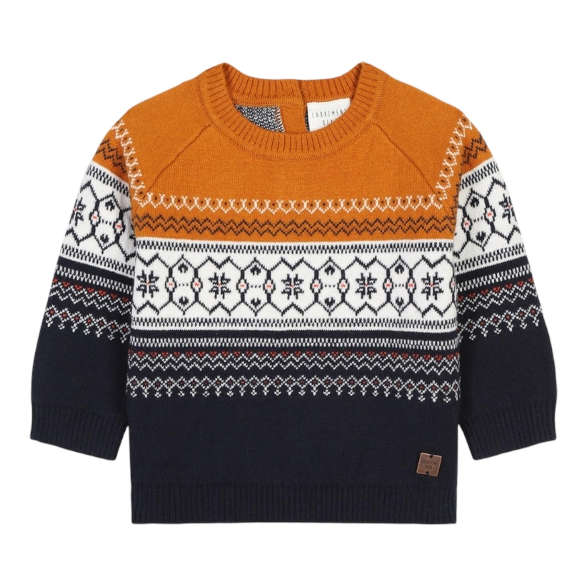 CARRE'MENT BEAU maglia multifantasia girocollo Multicolor per Neonato Y30275 MULTICOLOR CARRE'MENT BEAU