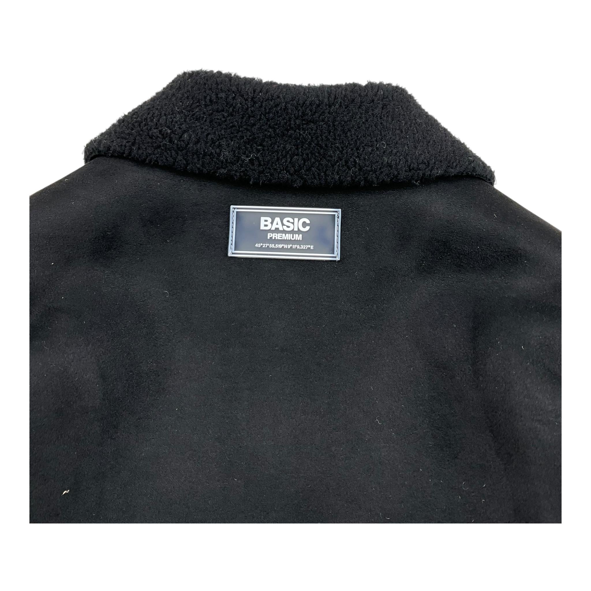 PAOLO PECORA montone tinta unita cn zip Nero per Bambino PP3844X NERO PAOLO PECORA
