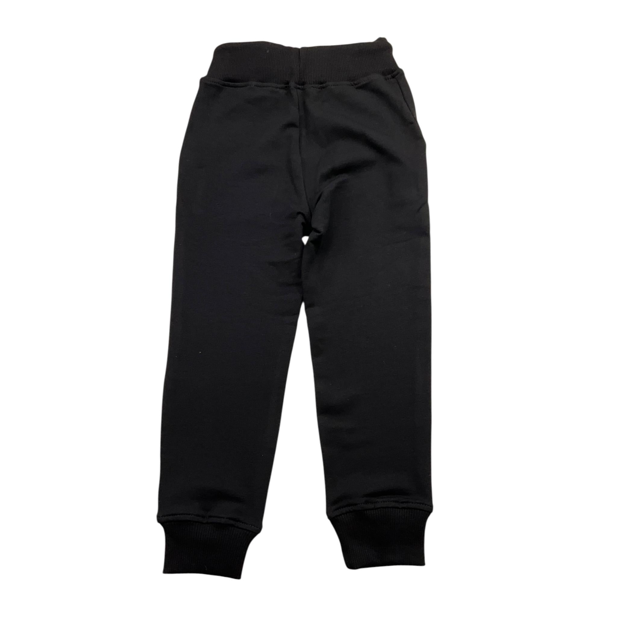 ZU+ELEMENTS pantalone modello tuta tinta unita con logo Nero per Bambino ZU1714 NERO ZU+ELEMENTS