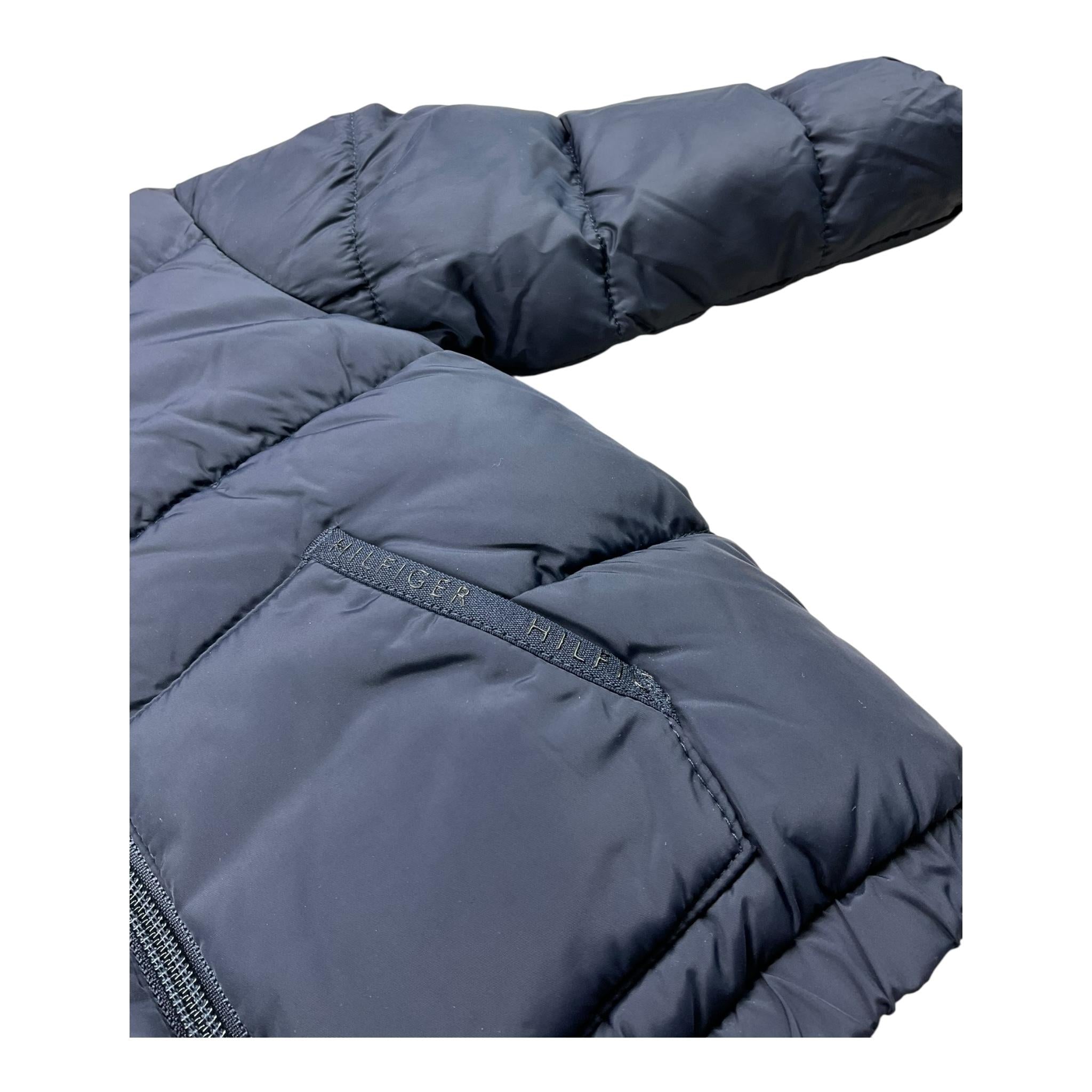 TOMMY HILFIGER giubbino tinta unita con zip e cappuccio Blu per Neonato KN0KN01909 BLU TOMMY HILFIGER