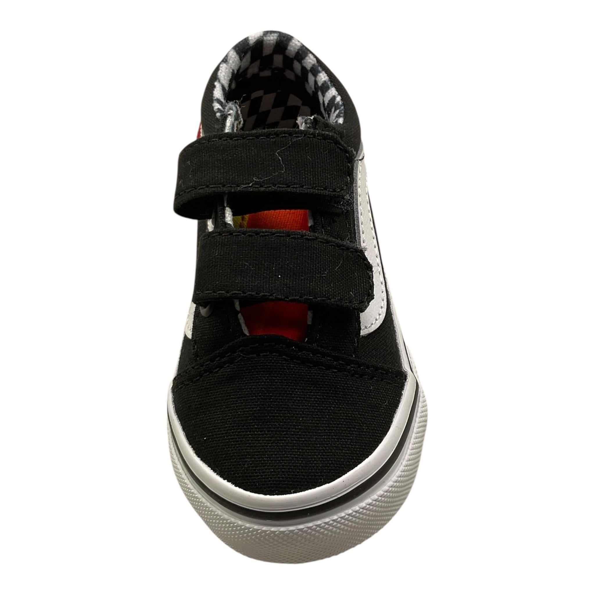 VANS sneakers tinta unita con suola in gomma Nero per Neonato VN0A4VJJBOU1 NERO VANS