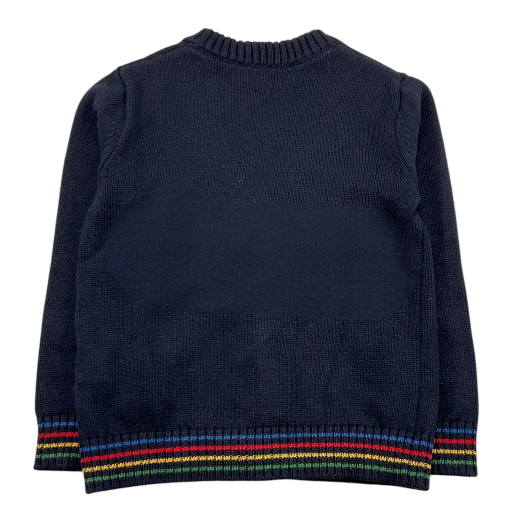 MANUEL RITZ cardigan tinta unita cn ricami alle maniche Blu per Bambino MR2228 BLU MANUEL RITZ