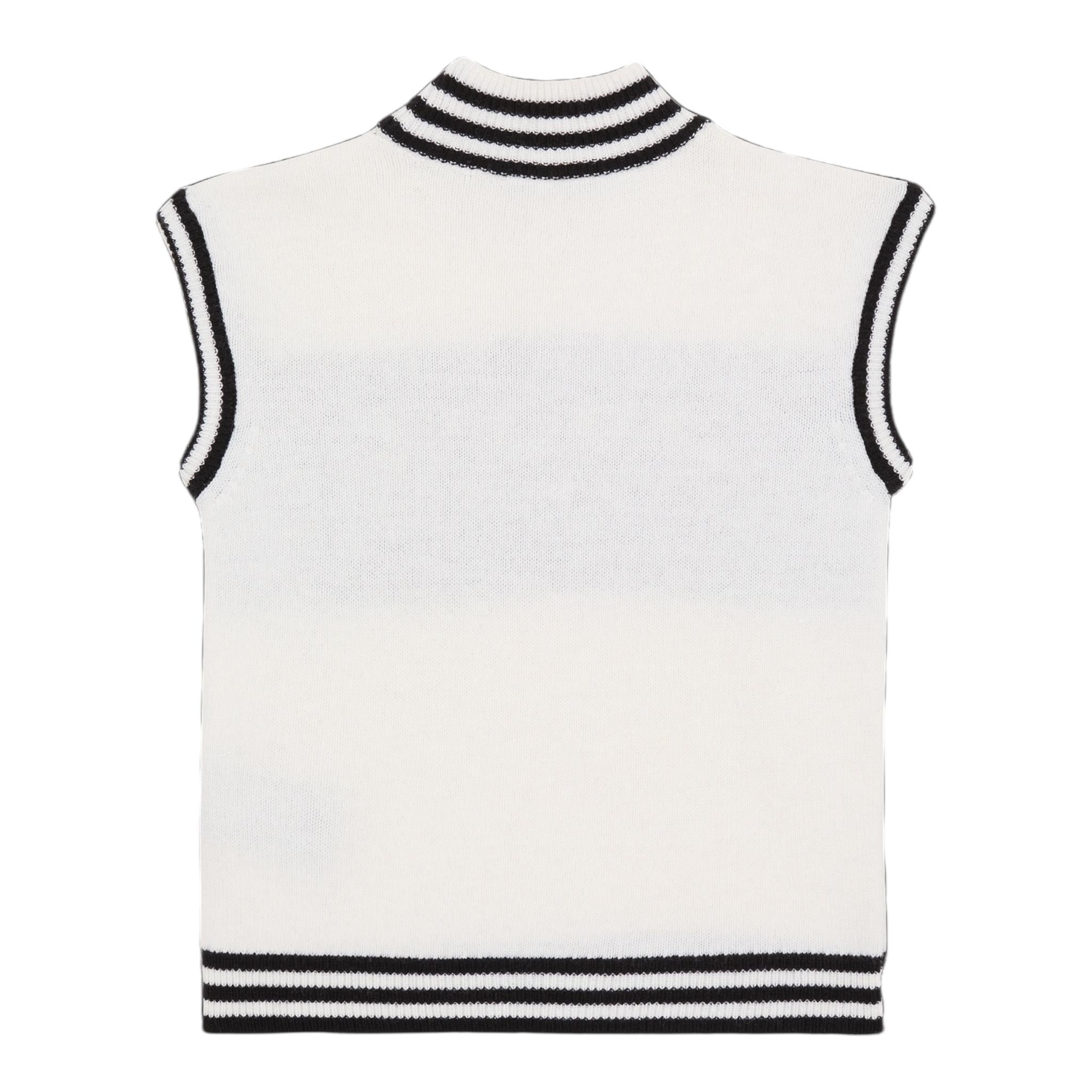 BALMAIN maglia giromanica tinta unita con logo Panna per Bambino BV9A51 PANNA BALMAIN