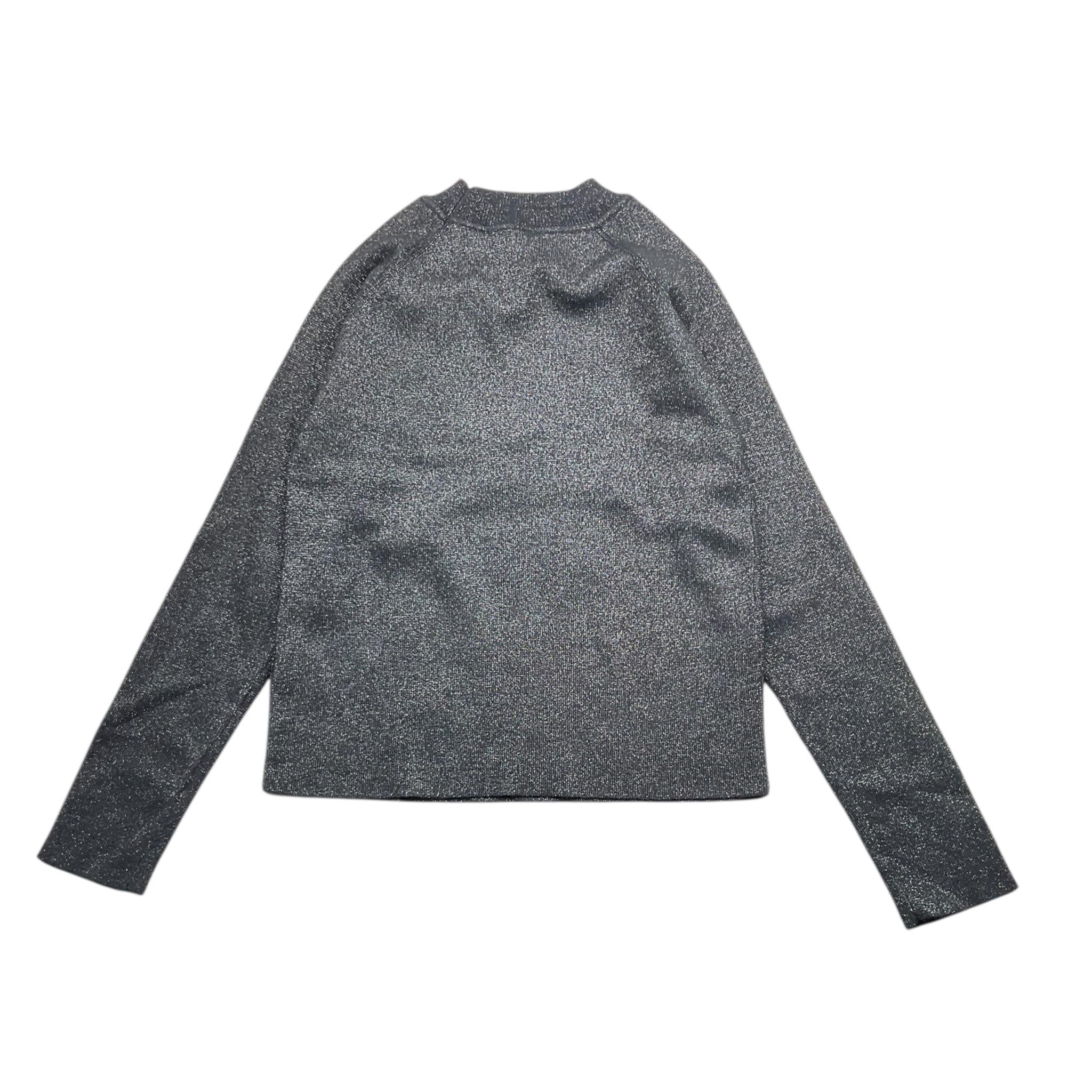 MANILA GRACE maglia tinta unita mezzo collo Nero per Bambina MG2377 NERO MANILA GRACE