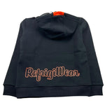 REFRIGUE completo 2 pezzi felpa-pantalone tinta unita Nero per Bambino RW744 NERO REFRIGUE