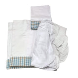 PETIT set lenzuola 3 pezzi tinta unita con ricami orso Bianco per Neonato S5216368 BIANCO PETIT