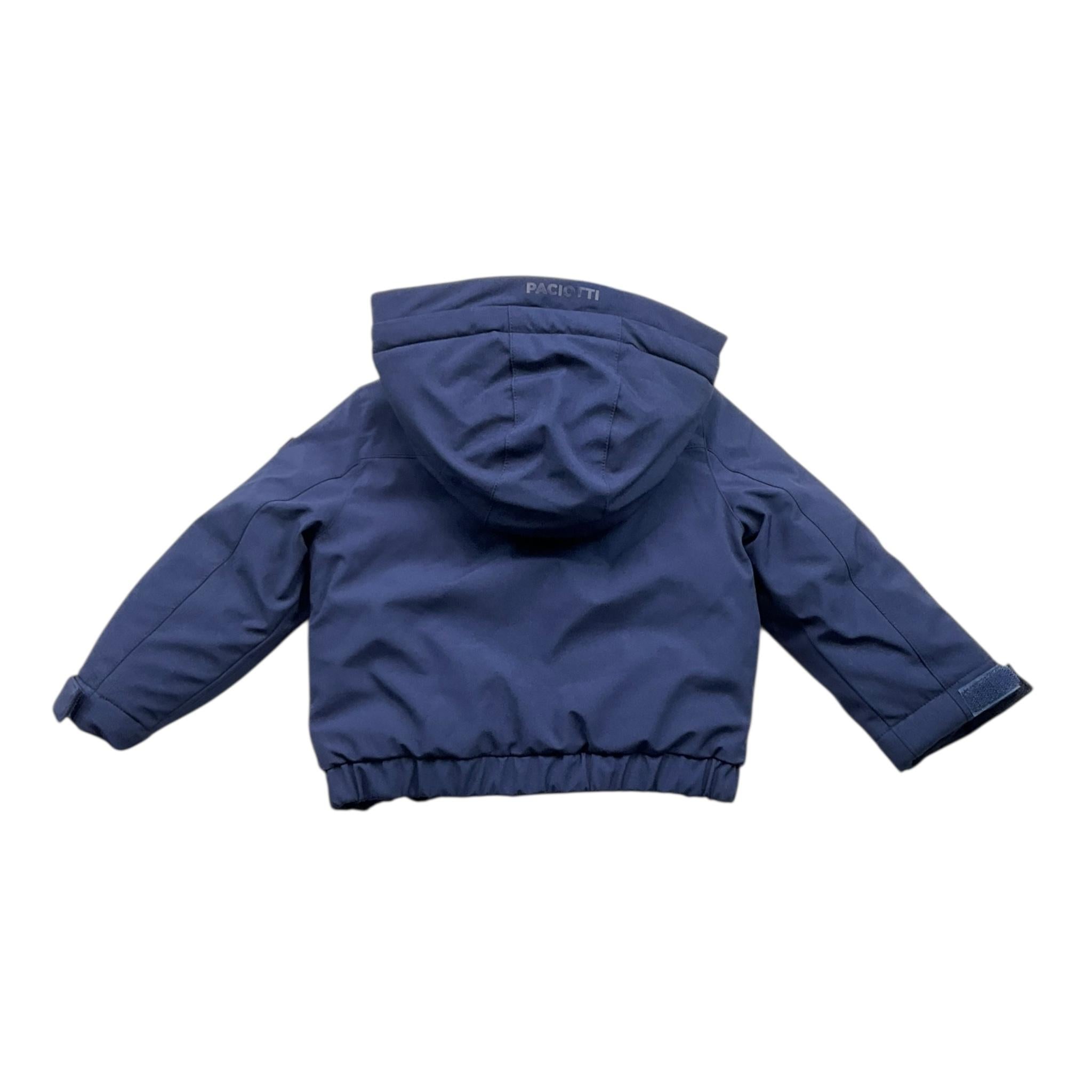 CESARE PACIOTTI giubbino tinta unita con zip e cappuccio Blu per Neonato GBP5352B BLU CESARE PACIOTTI