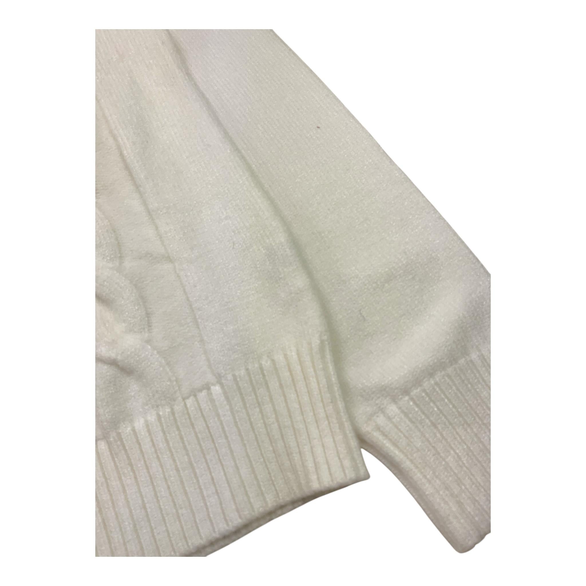NEVER TOO maglia collo alto tinta unita Bianco per Bambino NT2118R BIANCO NEVER TOO