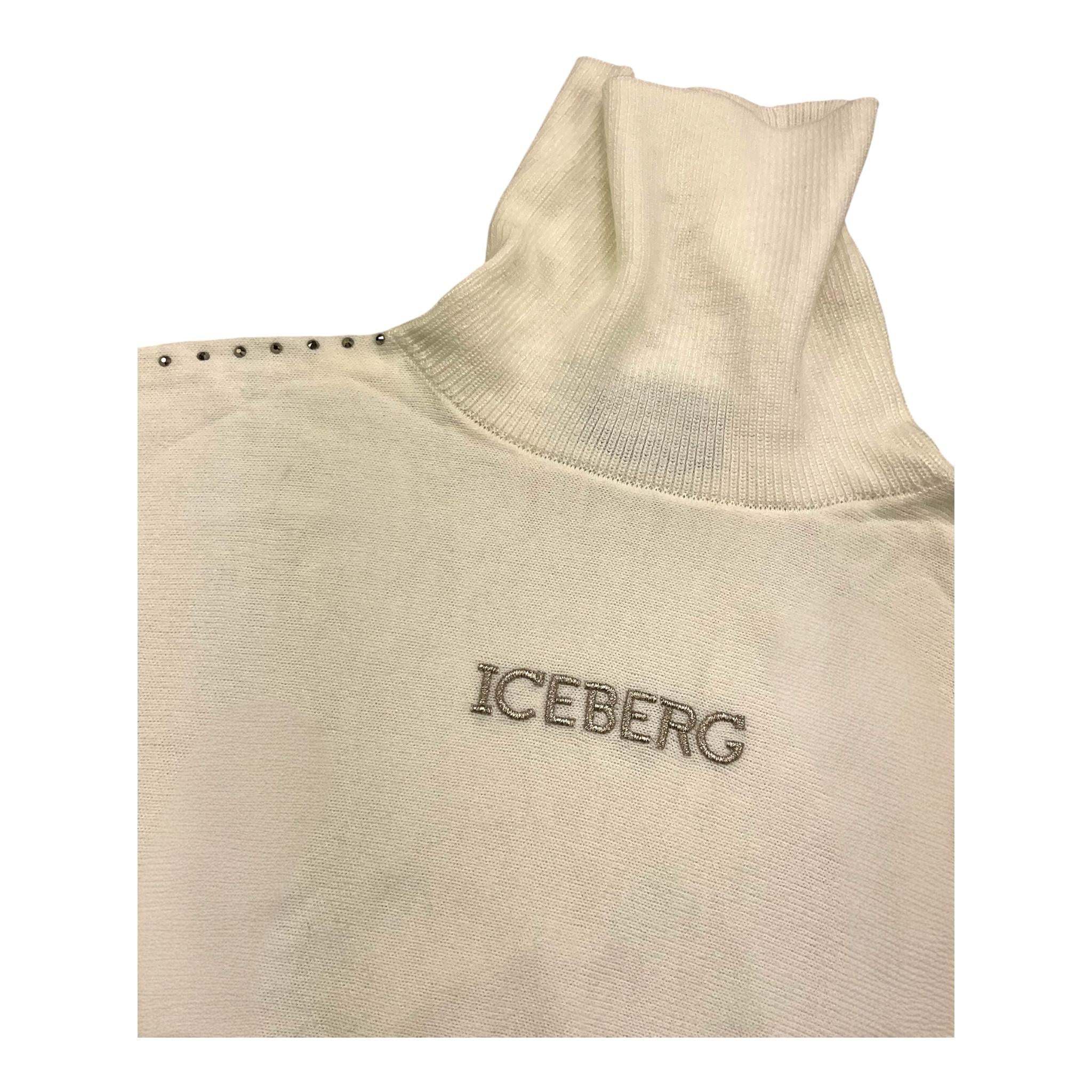 ICEBERG maglia tinta unita collo alto Panna per Bambina MGICE5357J PANNA ICEBERG