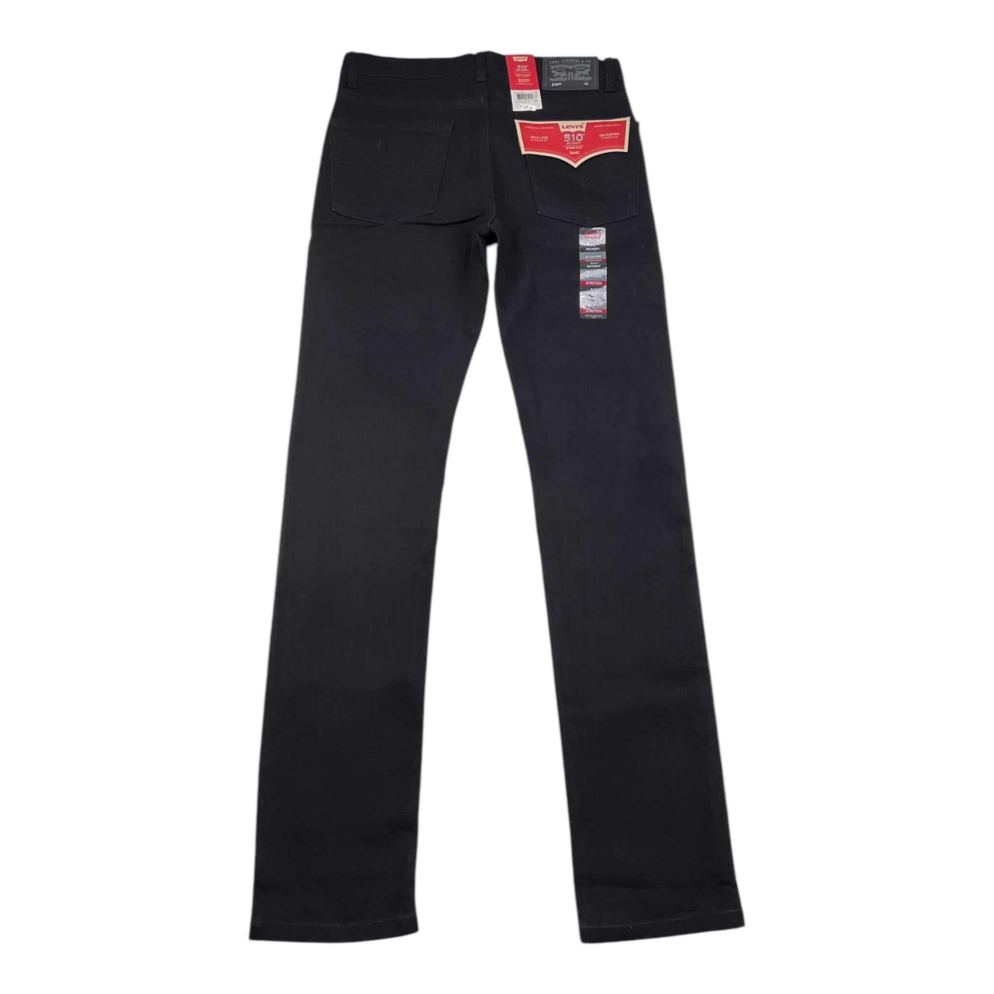 LEVIS jeans tinta unita con girovita regolabile Nero per Bambino 9E2008 NERO LEVIS