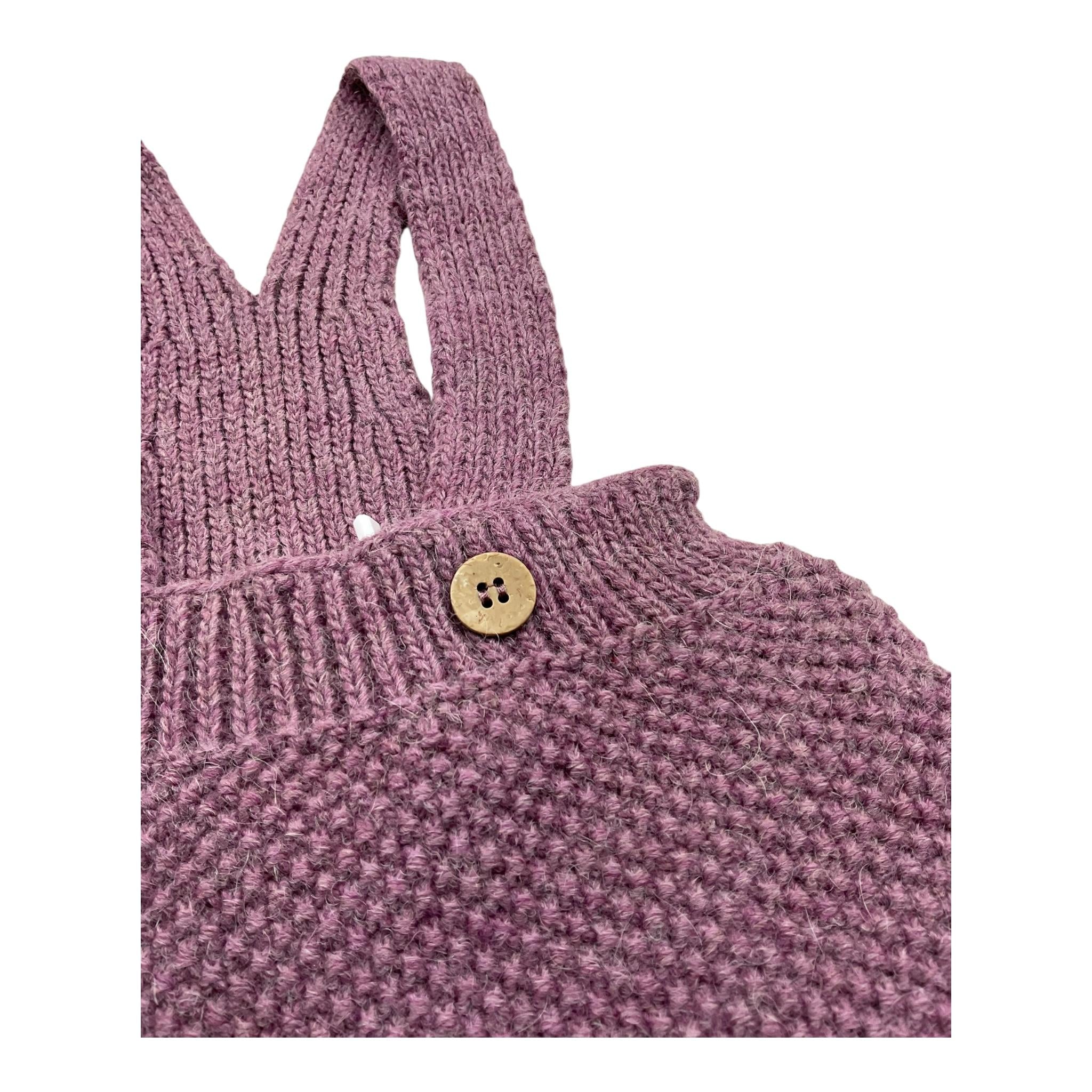 BABIDU salopette tinta unita con bottoni Viola per Neonata 30683 VIOLA BABIDU