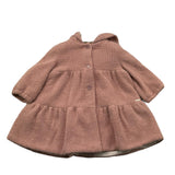 LALALU' cappotto tinta unita cn cappuccio Rosa per Neonata GIL9N ROSA LALALU'