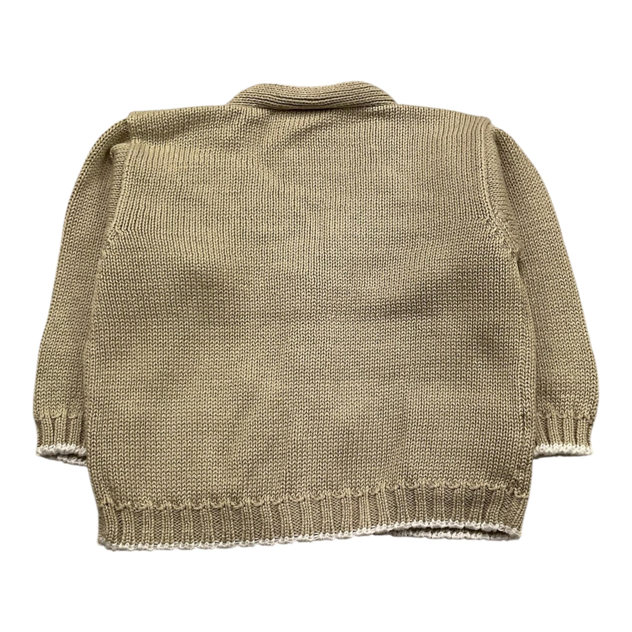BARONI cardigan tinta unita Beige per Neonato 9838 BEIGE BARONI
