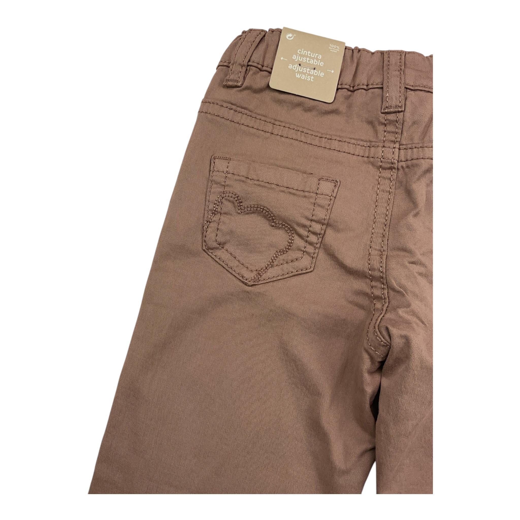 MAYORAL pantalone tinta unita con girovita regolabile Beige per Neonato 2524X BEIGE MAYORAL
