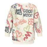 NAME IT abito tinta unita modello felpa con stampa Panna per Neonata 13233043N PANNA NAME IT