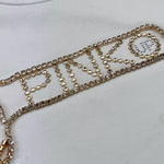 PINKO shirt girocollo tinta unita con stampa e applicazioni Bianco per Bambina F4PIJGTH024 BIANCO PINKO