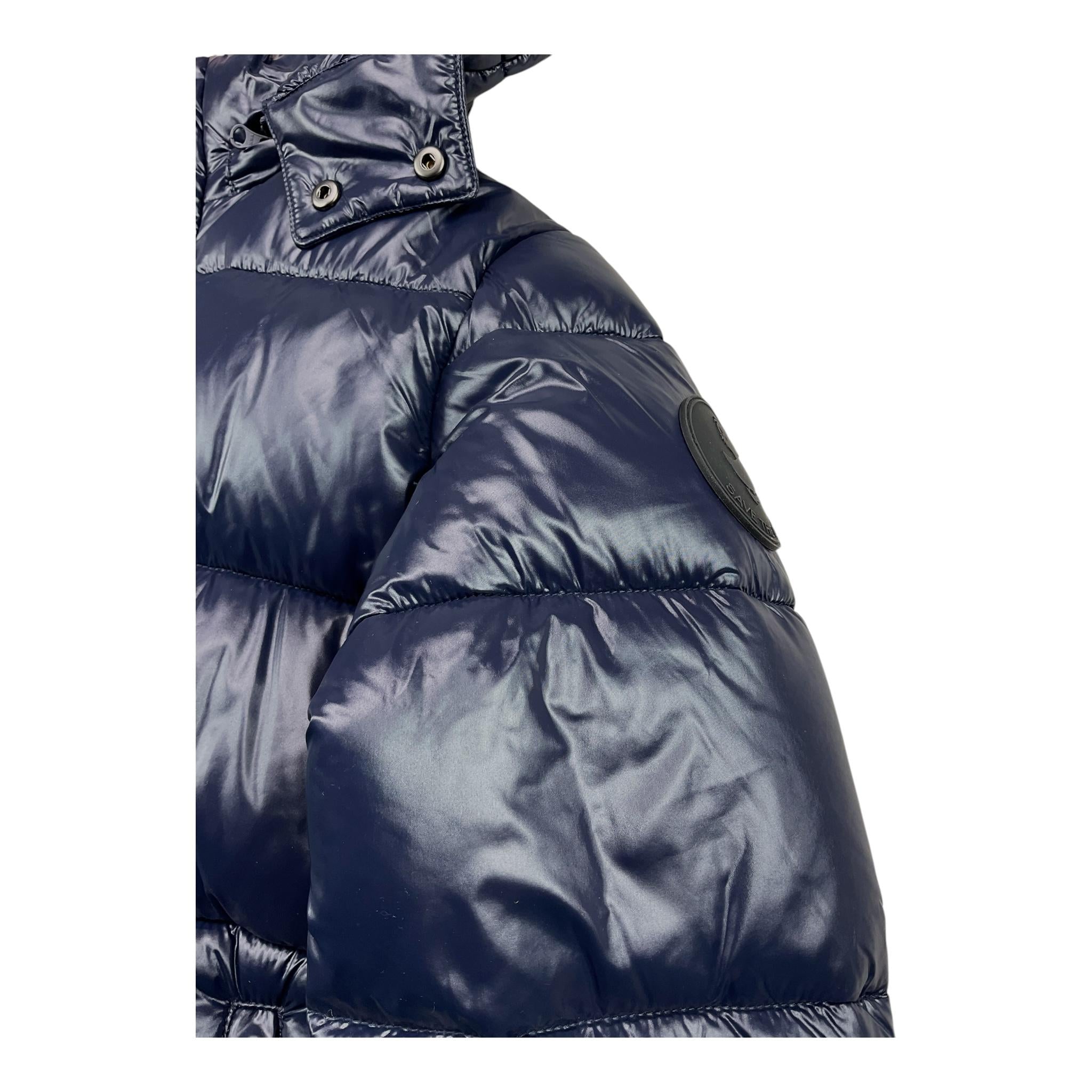 SAVE THE DUCK giubbino tinta unita con cappuccio Blu per Bambino J41883B BLU SAVE THE DUCK