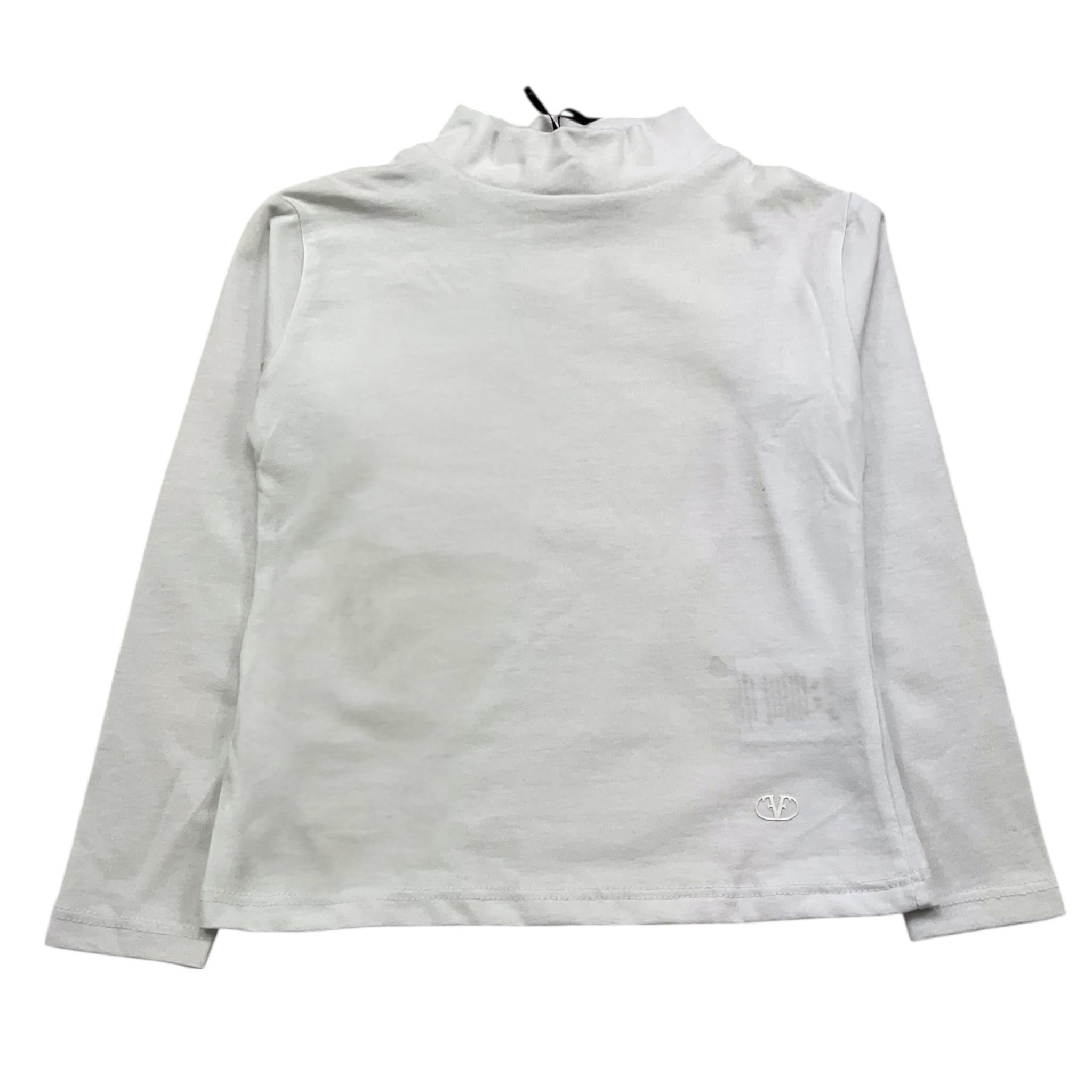 FUN & FUN shirt girocollo tinta unita con logo Bianco per Bambina FJTS00025 BIANCO FUN & FUN