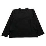 MARIUCCIA shirt girocollo tinta unita con stampa logo Nero per Neonata MBFW22T617 NERO MARIUCCIA