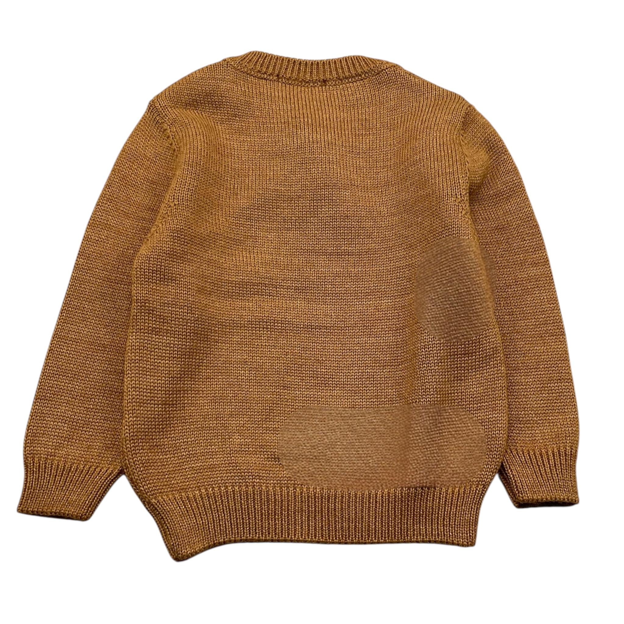 BARCELLINO maglia girocollo tinta unita Cammello per Neonato 105422 CAMMELLO BARCELLINO