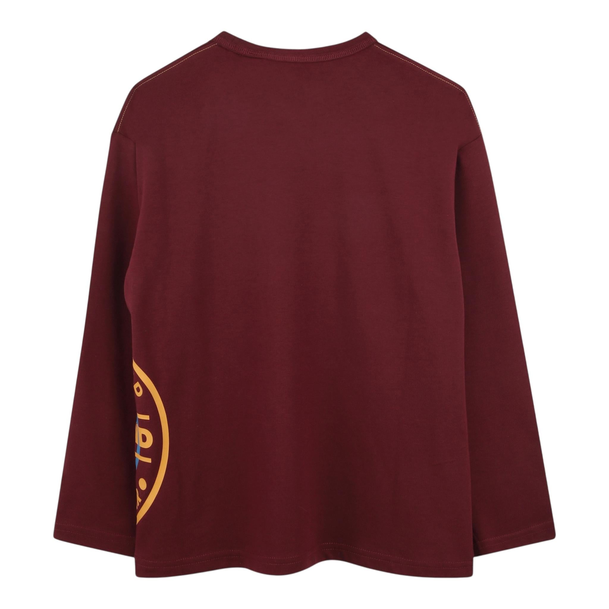 TIMBERLAND shirt girocollo tinta unita con logo Bordeaux per Bambino T60302 BORDEAUX TIMBERLAND