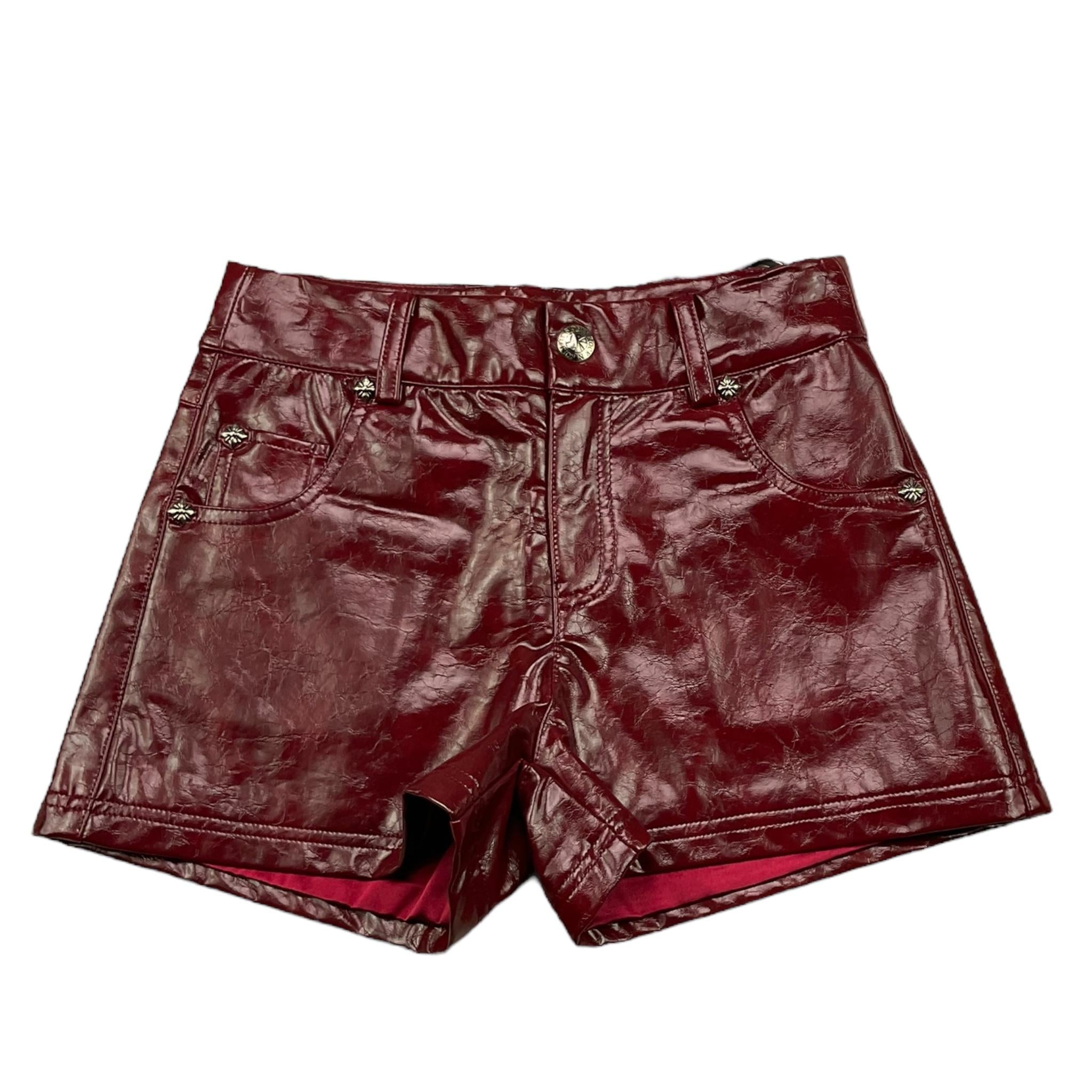 JOHN RICHMOND short vernice tinta unita Rosso per Bambina RGA25098SH ROSSO JOHN RICHMOND
