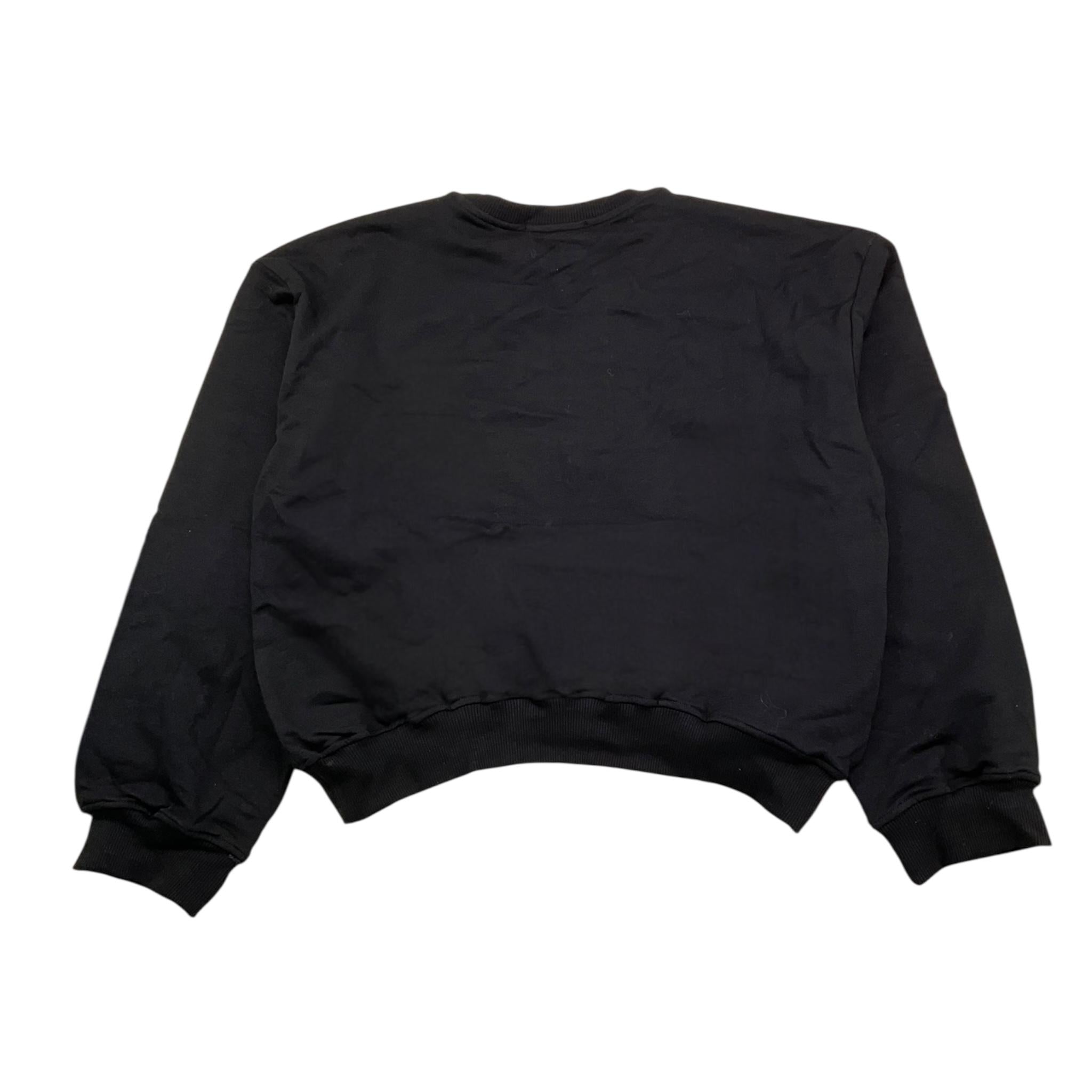 GAELLE felpa chiusa girocollo tinta unita cn stampa logo Nero per Bambina 2741F00318XXX NERO GAELLE