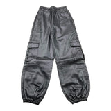 NAICE pantalone tinta unita con elastico in vita Nero per Bambina 27299 NERO NAICE