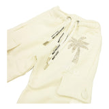 MCU pantalone tuta tinta unita con stampa Bianco per Bambina MCUK6003 BIANCO MCU