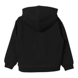 DSQUARED2 felpa tinta unita con cappuccio e stampa Nero per Bambina DQ2581 NERO DSQUARED2