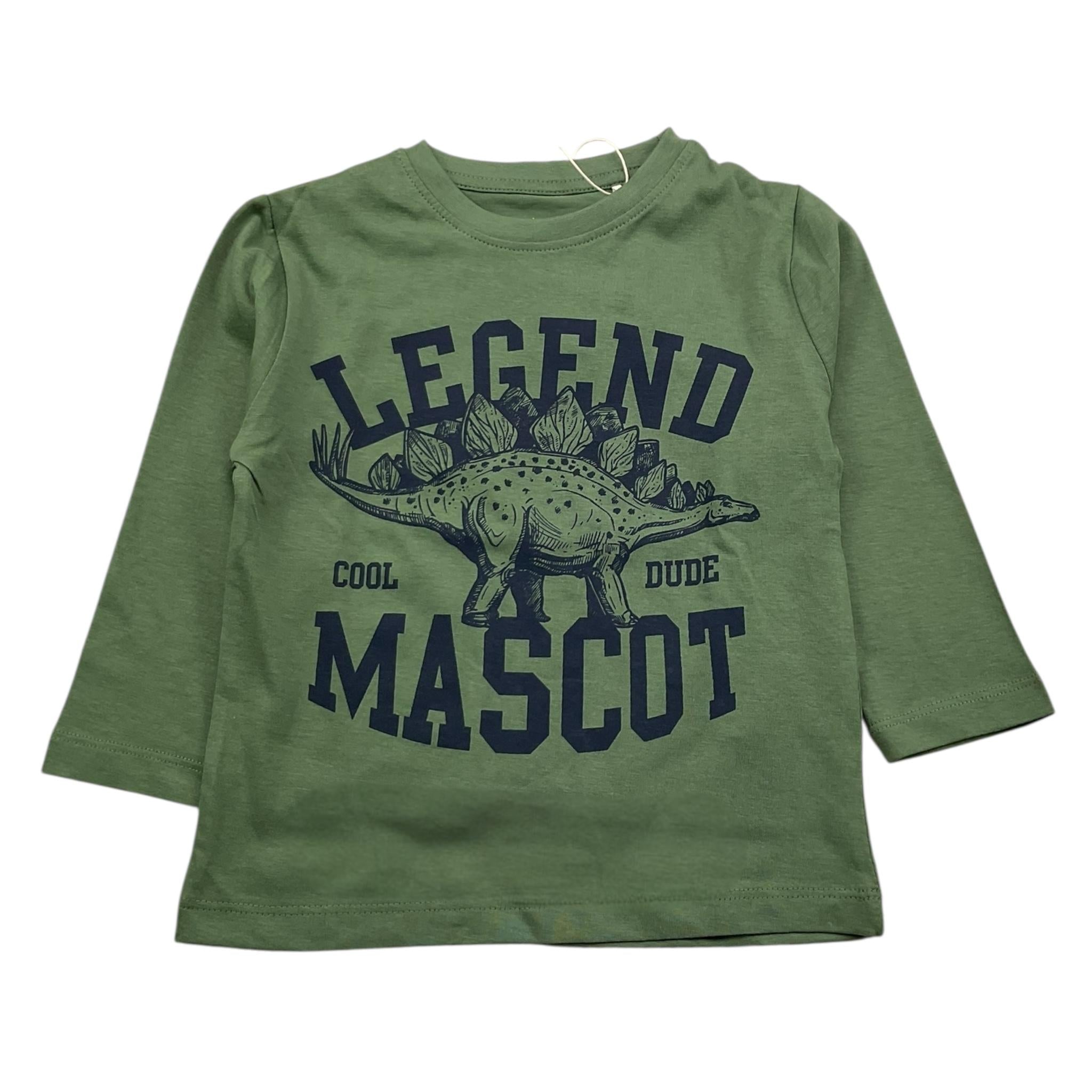 LOSAN shirt girocollo tinta unita con stampa Verde per Neonato 51030792019015 VERDE LOSAN