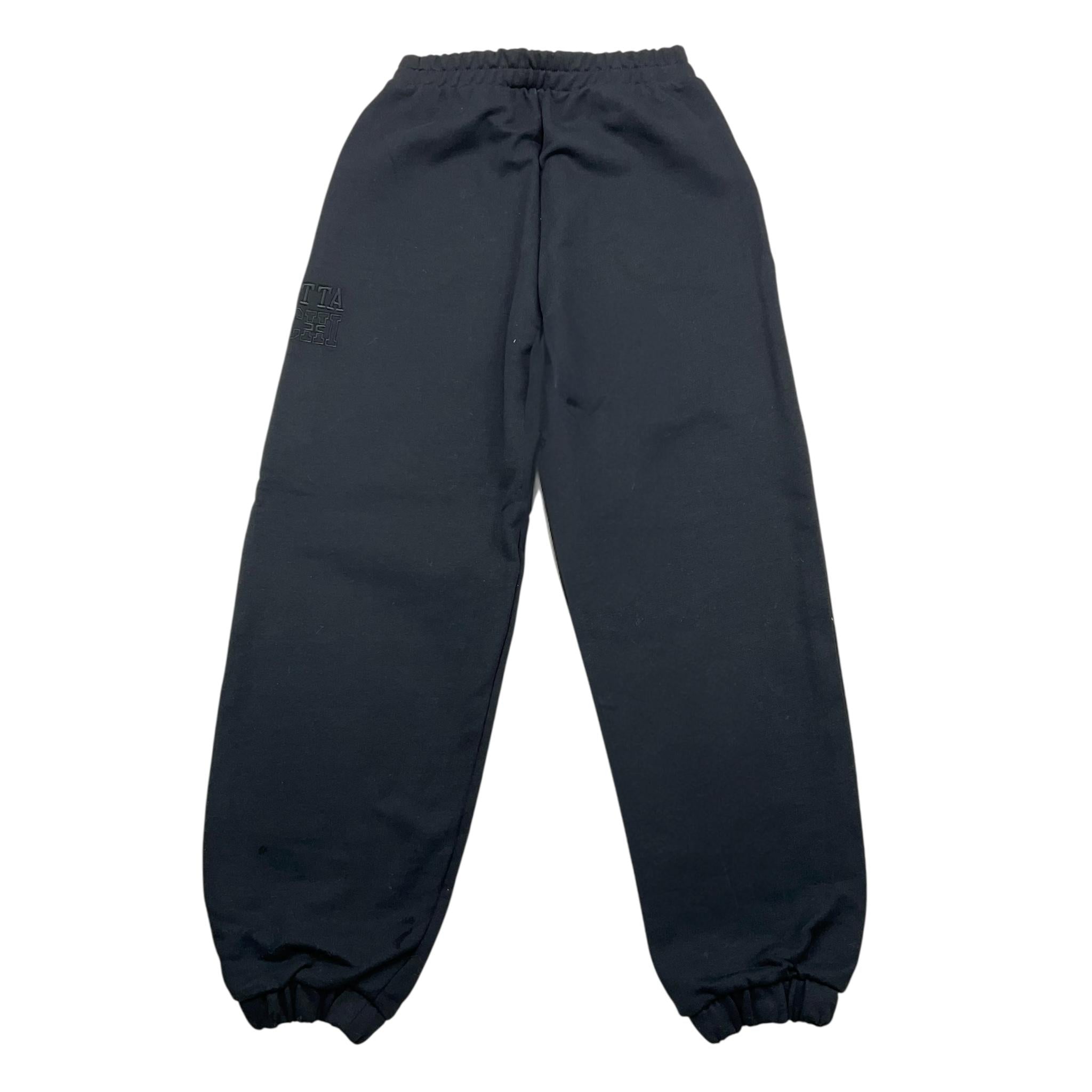 ELISABETTA FRANCHI pantalone tuta tinta unita con logo Nero per Bambina EFPA272 NERO ELISABETTA FRANCHI