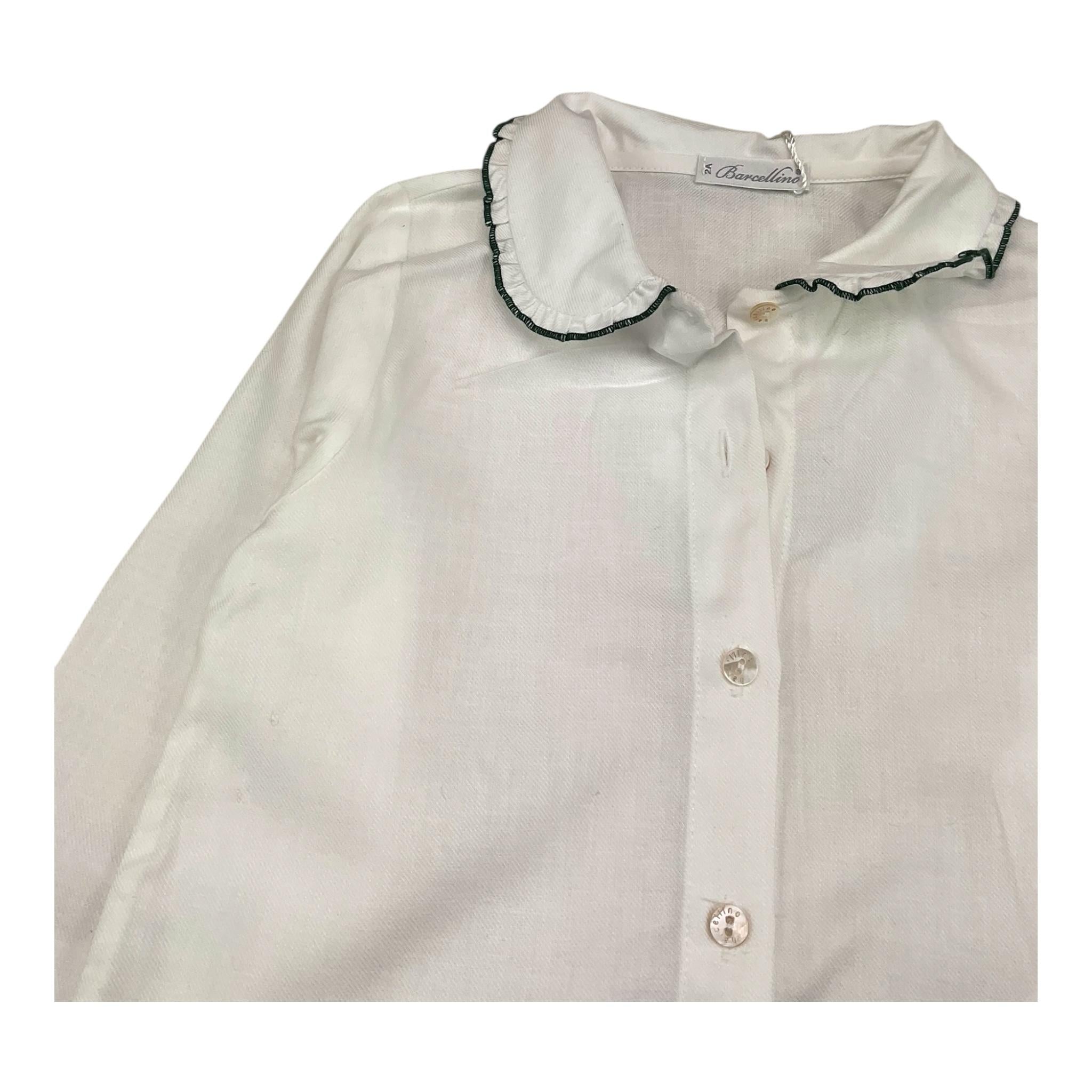 BARCELLINO completo 2 pezzi camicia-pantalone Bianco per Bambina 115307J BIANCO BARCELLINO