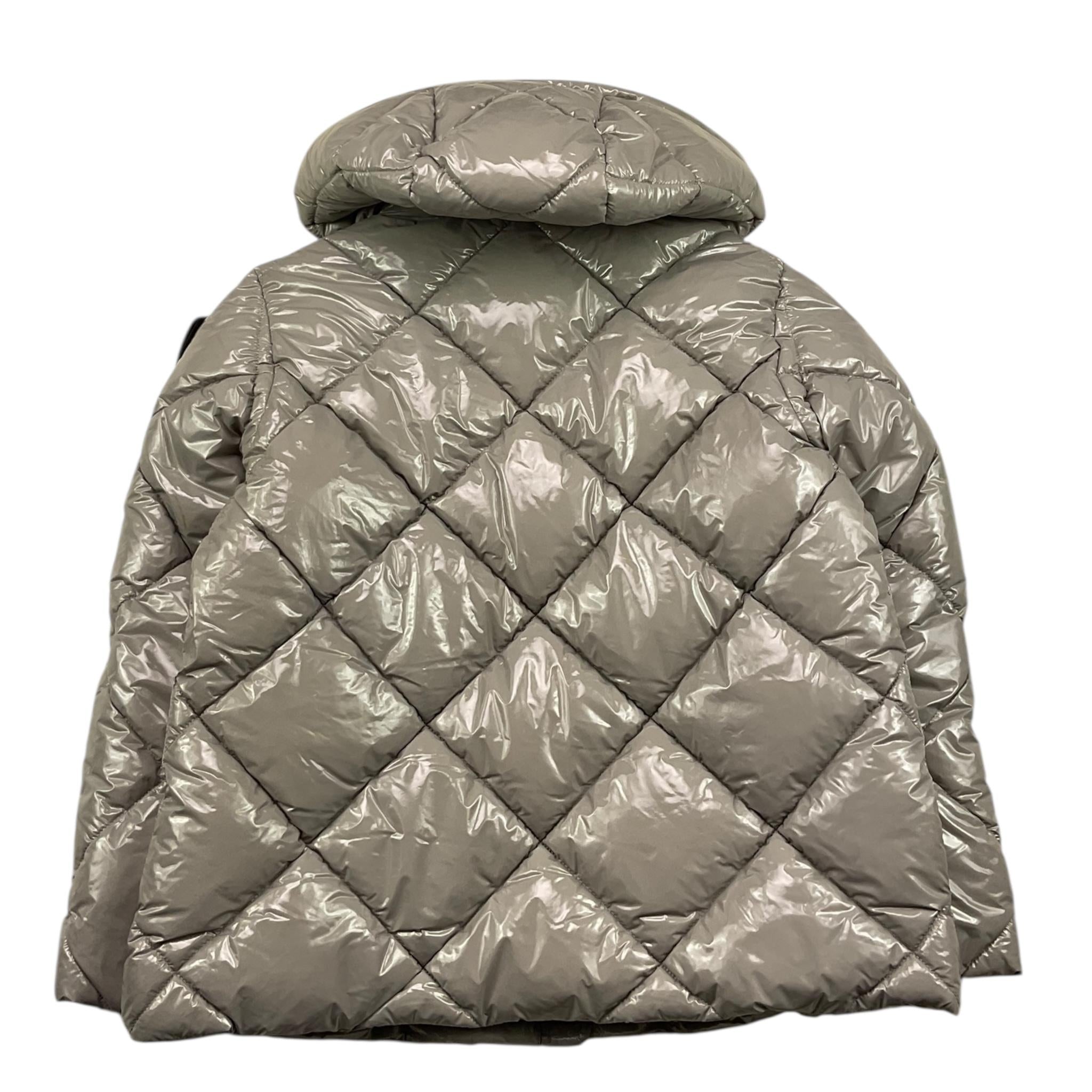 BLAUER giubbino tinta unita con cappuccio lucido Grigio per Bambina 24WBLGC0 GRIGIO BLAUER