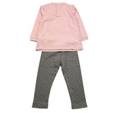 MELBY completo 2 pezzi shirt-leggin Rosa/grigio per Neonata 21K0191 ROSA/GRIGIO MELBY