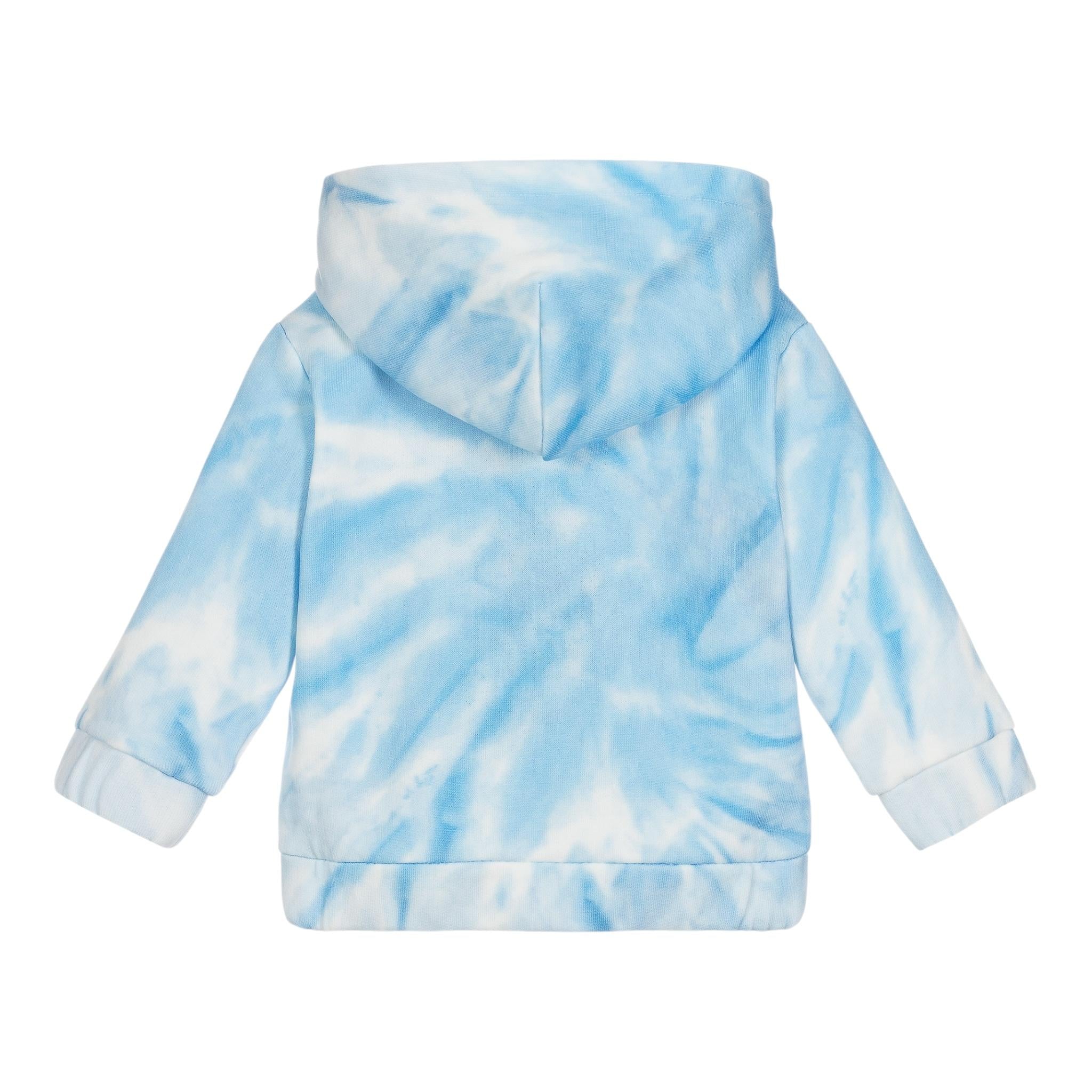 DOLCE & GABBANA felpa con zip e cappuccio stampa fantasia Azzurro per Neonato L1JWGB AZZURRO DOLCE & GABBANA