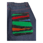 MISSONI jeans tinta unita con tasca posteriore in contrasto Blu per Bambina MT6Q00 BLU MISSONI