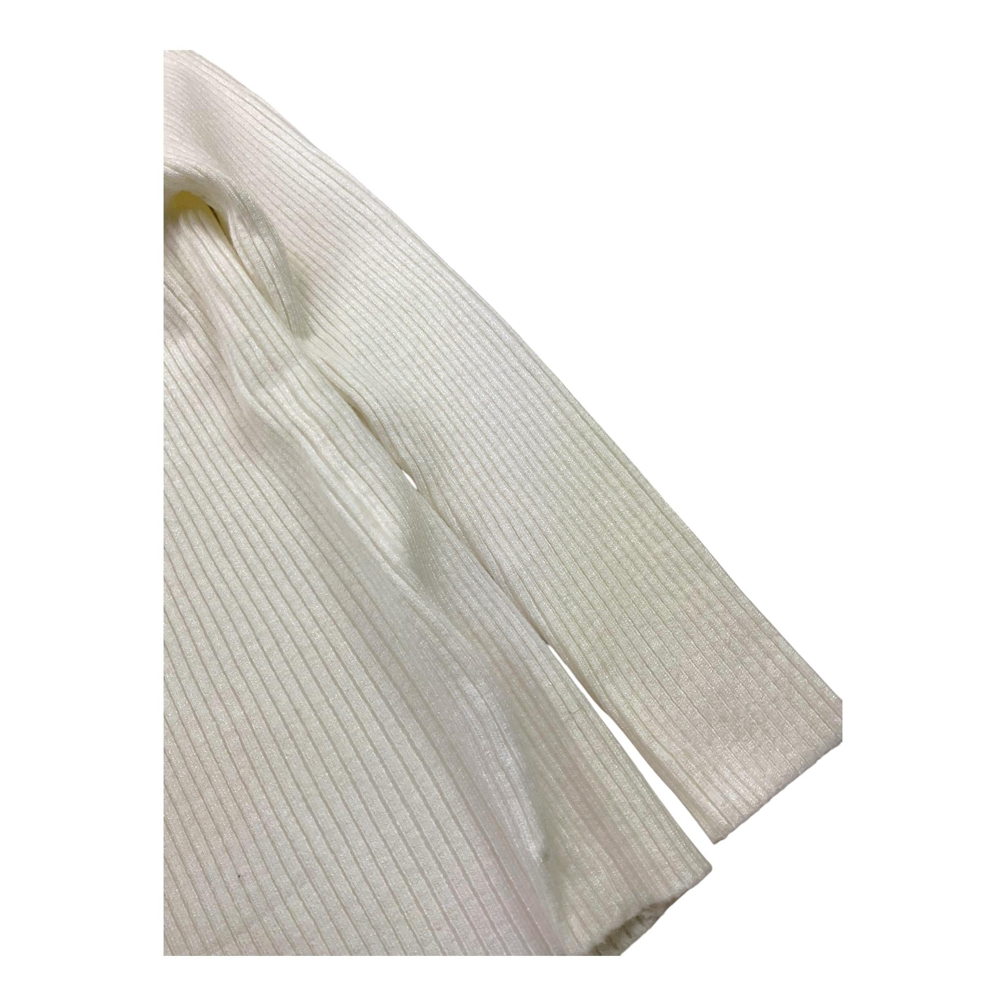 SMILE YES maglia tinta unita mezzo collo a costine Bianco per Bambina BA903 BIANCO SMILE YES