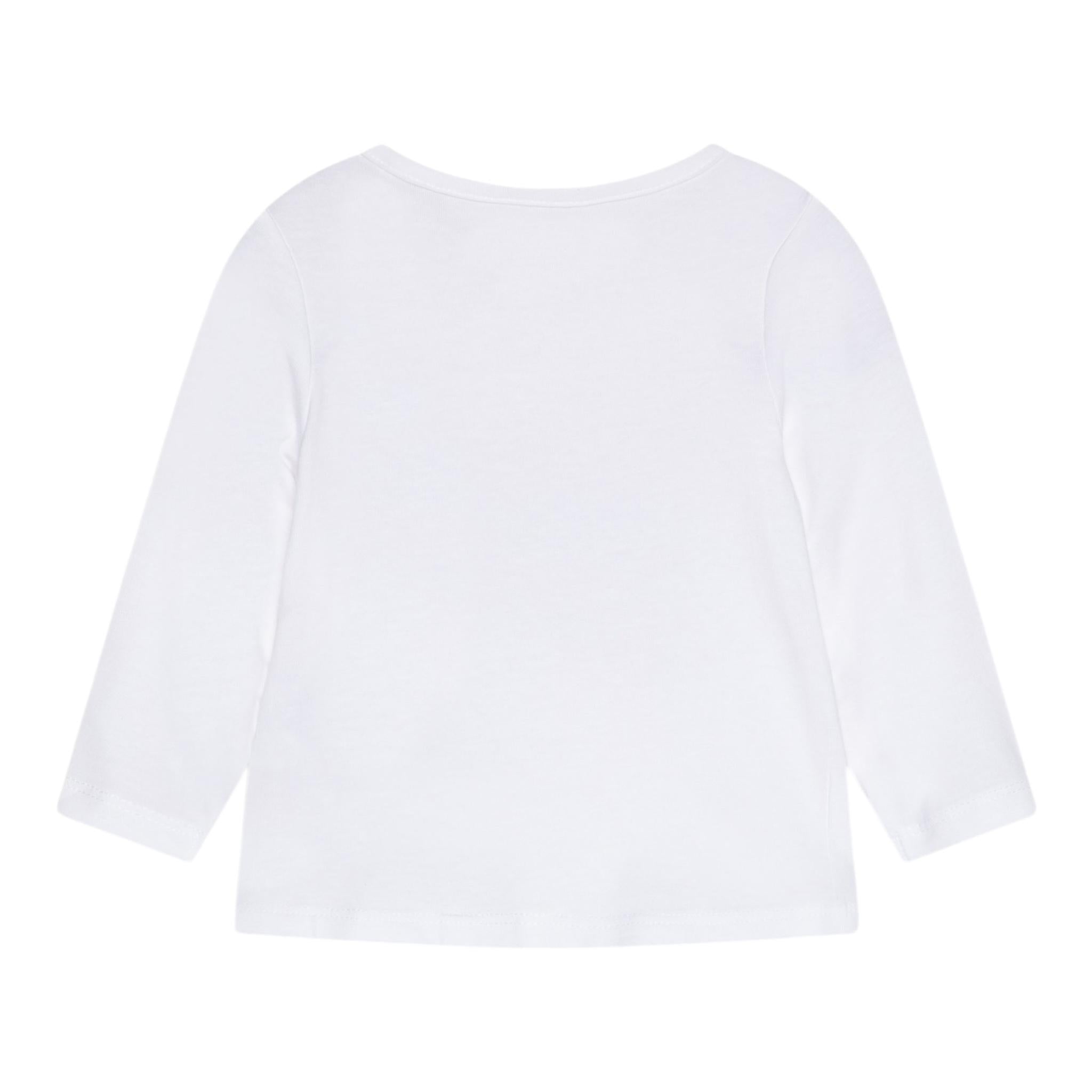 GUESS shirt girocollo tinta unita con stampa Bianco per Neonata A4RI00K6YW4 BIANCO GUESS