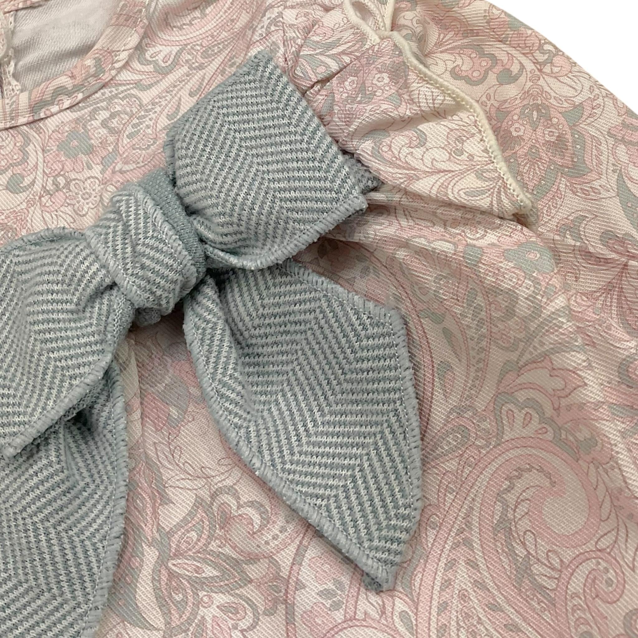 CALAMARO completo 2pz camicia-coulotte con fantasia Rosa per Neonata 22068 ROSA CALAMARO