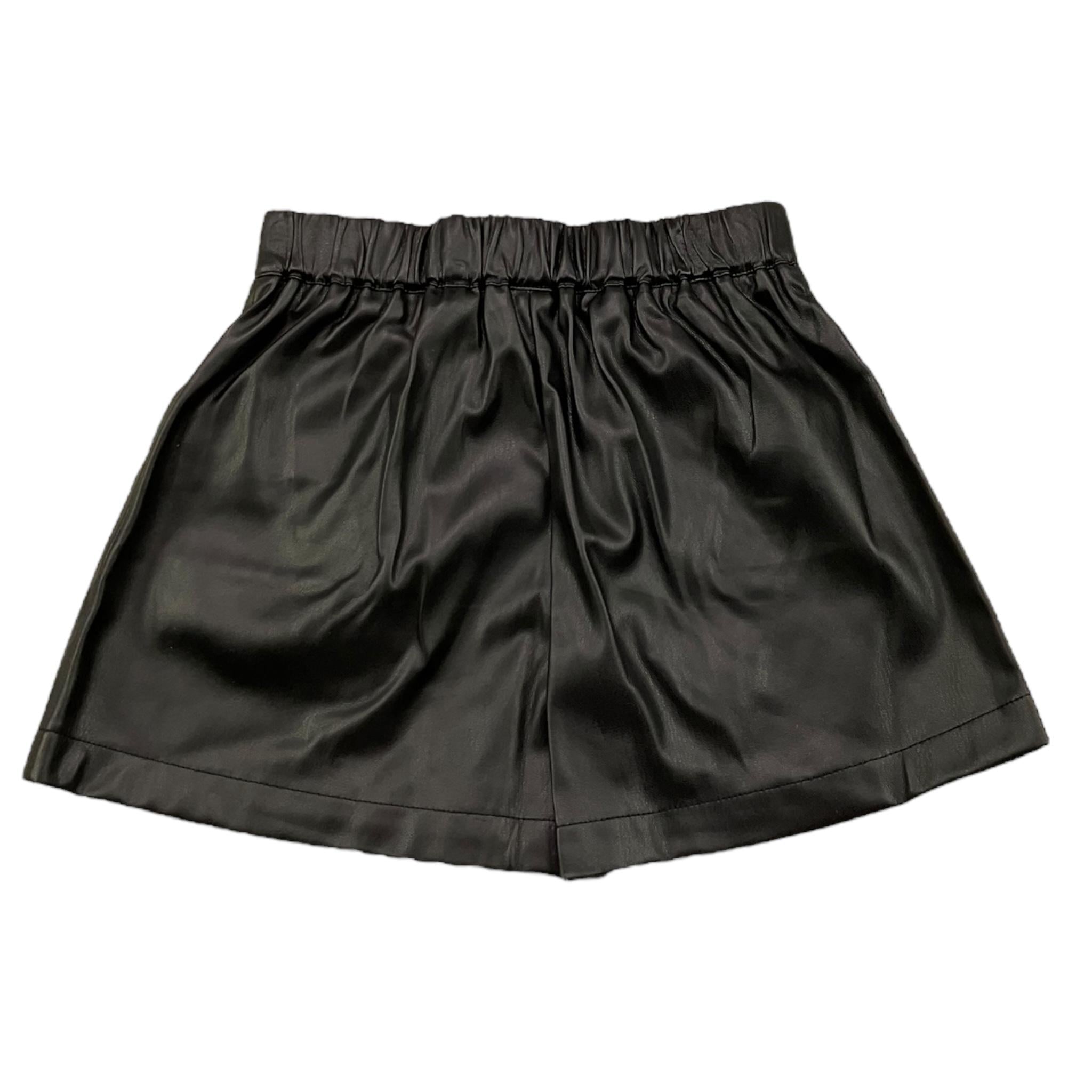 LIU JO short tinta unita con elastico in vita Nero per Bambina KF4012JXXX NERO LIU JO