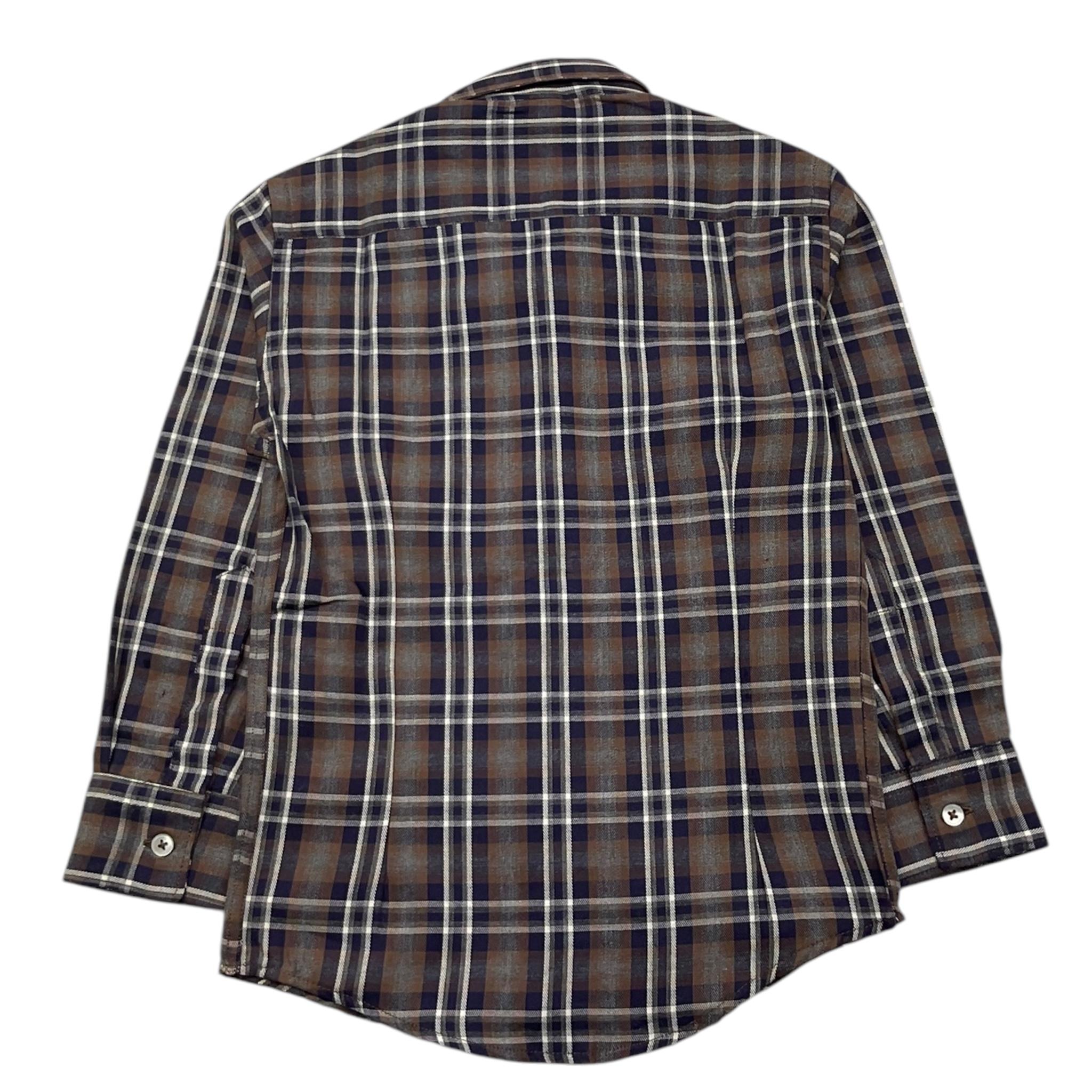 NUPKEET camicia manica lunga fantasia Marrone per Bambino 4DNK322 MARRONE NUPKEET