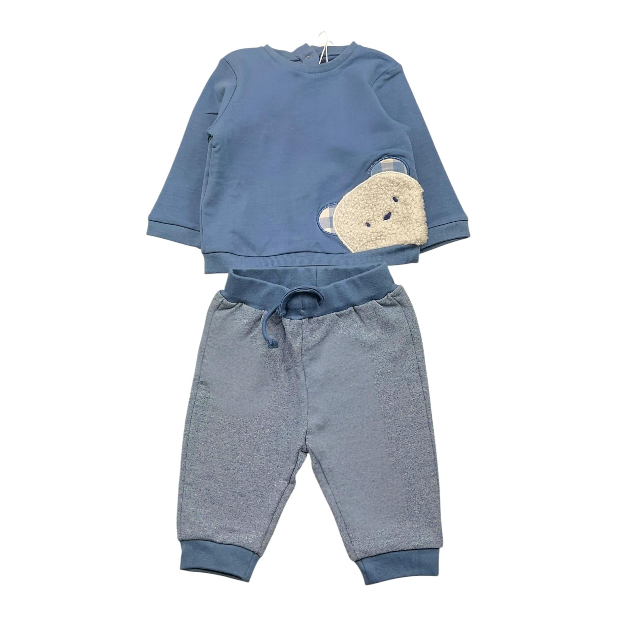 MAYORAL completo 4pz 2felpe-2pantaloni Blu per Neonato 2624 BLU MAYORAL